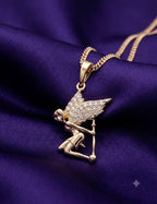 Pixie Fairy Charm in Rope Chain