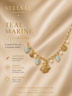 Teal Marine Necklace