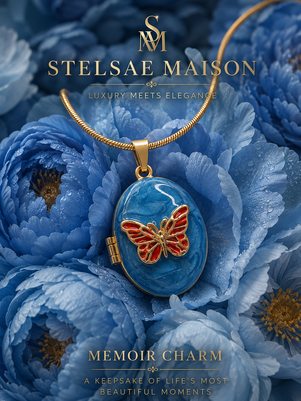 Memoir Charm in Box Chain