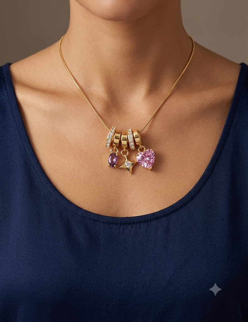 Stellar Pendent in Box Chain