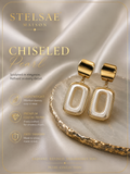 Chiseled Pearl Earring