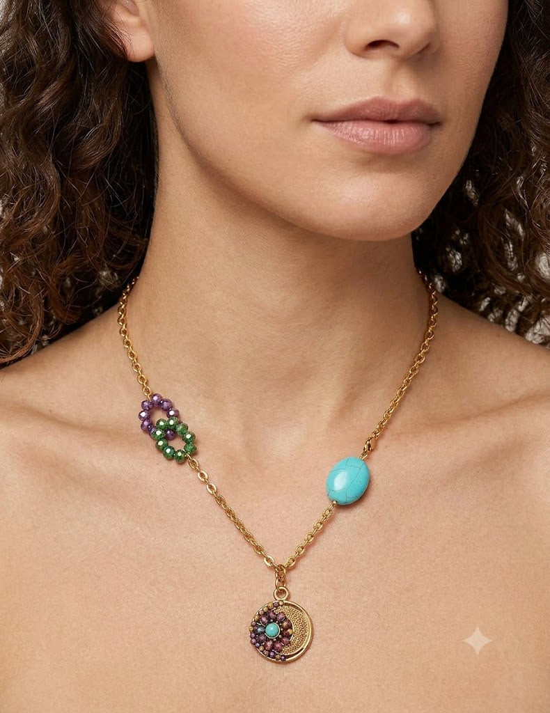 Lepidolite Femme Necklace