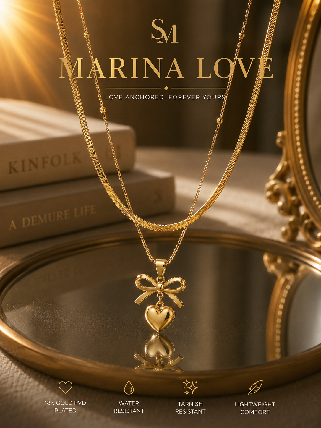 Marina Love Layer Necklace