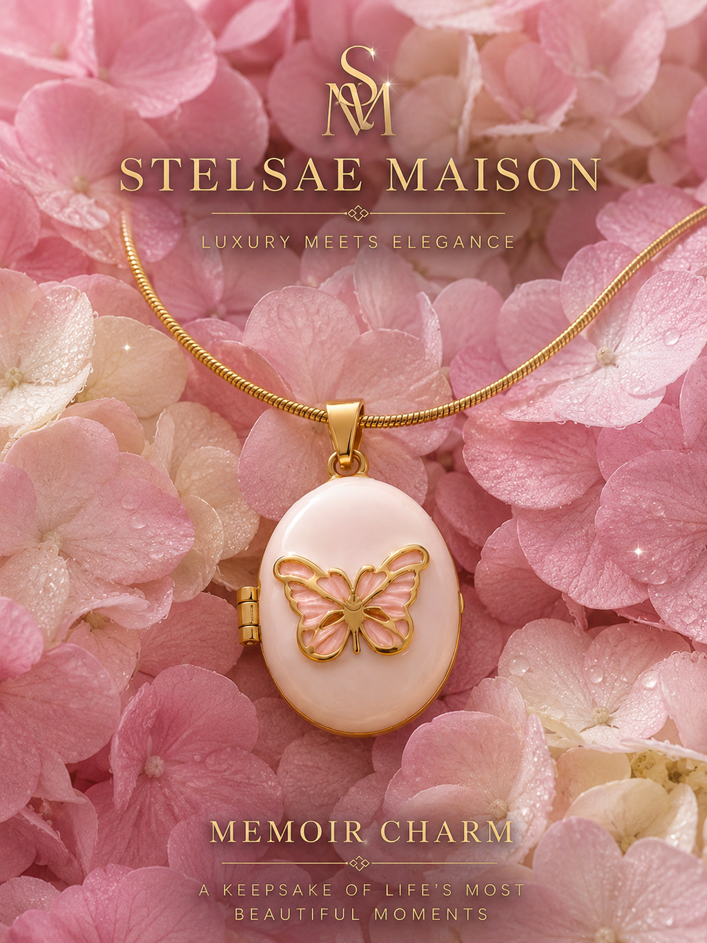 Memoir Charm in Box Chain