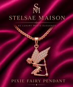 Pixie Fairy Charm in Rope Chain