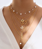 Oh Boy! Multilayered necklace set
