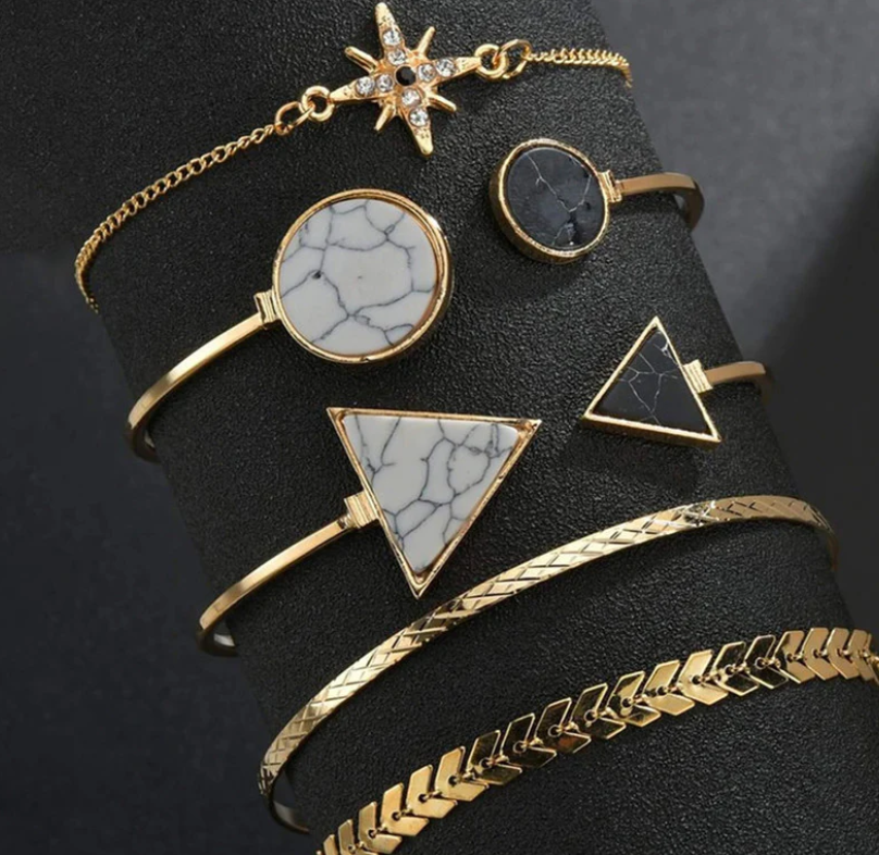 Bohemian Stack Bracelet set
