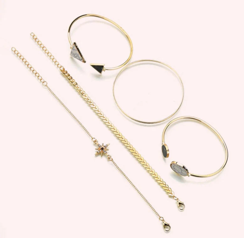Bohemian Stack Bracelet set