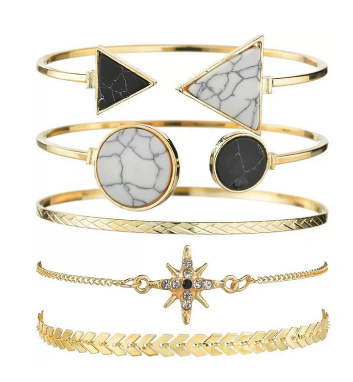 Bohemian Stack Bracelet set