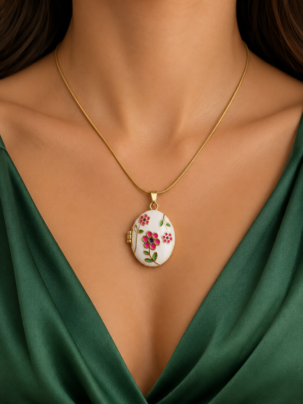 Memoir Charm in Box Chain